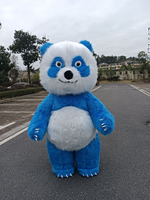 Mashable Ours Tigre Husky Lapin Costume Gonflable Panda Géant Polaire Fraise Ours Fourrure Monstre Mascotte Promotions Polyfoam