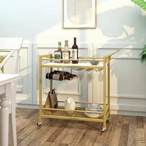 <span class=keywords><strong>Chariot</strong></span> <span class=keywords><strong>de</strong></span> bar à domicile <span class=keywords><strong>Chariot</strong></span> <span class=keywords><strong>de</strong></span> service à 2 niveaux <span class=keywords><strong>Chariot</strong></span> à boissons avec 9 porte-bouteilles <span class=keywords><strong>de</strong></span> vin pourKitchenDiningLivingRoomOutdoor-Personnalisation <span class=keywords><strong>Amazon</strong></span> - Product Image 2