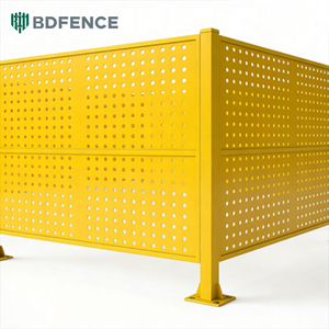 Valla de Acero Perforada de Alta Resistencia Galvanizada de Montaje Rápido para Zonificación de Líneas de Ensamblaje en Fábricas - Product Image 1