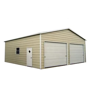 <span class=keywords><strong>Garage</strong></span> métallique préfabriqué économique pour voitures – Abri automobile en acier préfabriqué - Product Image 1