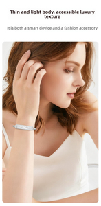 ใหม่ สร้อยข้อมืออัจฉริยะ สร้อยข้อมือแฟชั่นประดับเพชร อัตราการเต้นของหัวใจ ออกซิเจนในเลือด การตรวจสอบการนอนหลับ การออกกำลังกาย เครื่องนับก้าว การจัดการสุขภาพ - Product Image 5