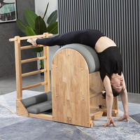 Meilleur prix pour les équipements de sport et de fitness, Pilates, baril d'escalier en chêne, entraînement de yoga, correcteur de la colonne vertébrale, machine de yoga, reformer de Pilates