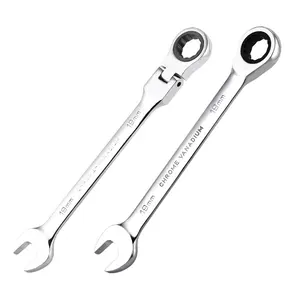 Sunv 6-32 Mm outils de réparation clés à extrémité ouverte clé à cliquet Flexible clé à couple pour vélo clé à extrémité unique ouverte