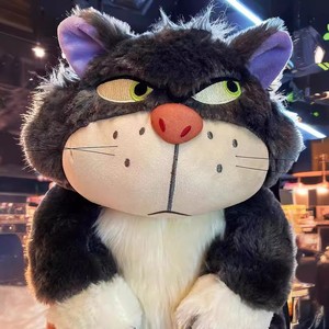 Peluche Gatto <span class=keywords><strong>Lucifero</strong></span> Divertente da Internet Celebrity, Bambola Morbida in Stoffa, Regalo per Bambini <span class=keywords><strong>e</strong></span> Bambine, Cuscino in Cotone PP per Bambini - Product Image 2