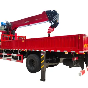 Top Fashion Telescopic Arm Knuckle Boom Crane Truck Mounted 4 Ton Truck Telescopic Crane Units For Sale