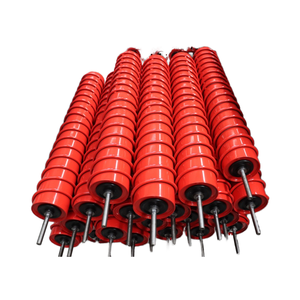 Nieuwe Koolstofstalen Rubber Ijzeren Band Transportroller Bufferrol - Product Image 2