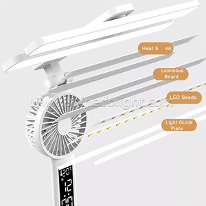 Có Thể Sạc Lại Đèn Bàn LED Sinh Viên Nghiên Cứu Phòng Ngủ Bảo Vệ Mắt Đôi Đầu Đọc Sách Ánh Sáng Đèn Bàn Cho Ánh Sáng Ban Đêm - Product Image 5