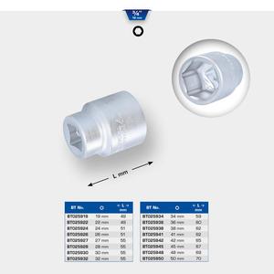 Brilliant <b>Tools</b> 3/4" hexagonal socket, 42 mm - Product Image 2