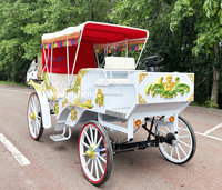 Carruaje eléctrico clásico de lujo Autobús turístico elegante Hecho de acero Transporte especial