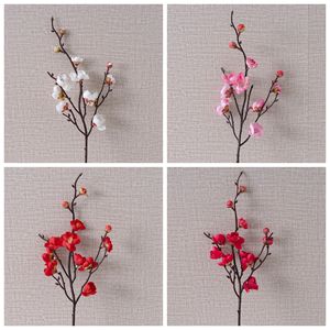 Branche de fleur de prunier artificielle CallaFloral rose rouge, décoration intérieure pour la maison, mariage, fête 36890 - Product Image 3