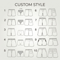 Shorts de surf performants extensibles 4 directions avec taille élastique, anti-frottement, pour sports nautiques, 100 % polyester