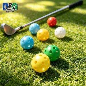 Hollow Perforated Golf Practice <strong>Balls</strong> Lightweight Plastic <strong>Wiffle</strong> Golf <strong>Balls</strong> for Indoor Outdoor Swing Drills Training - Product Image 2