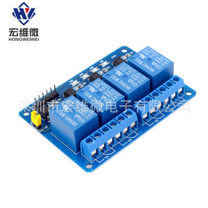 Module de relais micro 4 canaux Hongwei 12V avec optocoupleur et voyants lumineux - Product Image 3