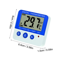 Thermomètre numérique Max Min pour réfrigérateur-congélateur et thermomètre de laboratoire intérieur/extérieur