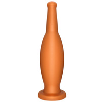 Plug anal en silicone souple en forme de bouteille de vin, masseur pour masturbation anale féminine, jouet sexuel pour adultes, portable