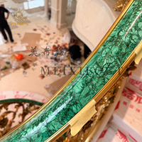 Balustrades d'escalier en aluminium et laiton de luxe européennes pour villas |   Styles, couleurs et tailles sur mesure, résistant à la rouille, garantie 1 an, pour sols