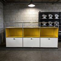 Armoire moderne simple en acier inoxydable, connectable, pour chambre et salon, couleur personnalisable, rangement pour cosmétiques, bijoux, commode