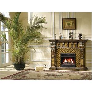 Cheminée Insert Décoratif Poêle À Granulés Monté À La Vapeur D'eau Salon Maison Intelligente Console En Fonte Flamme Décor Cheminée Led - Product Image 1