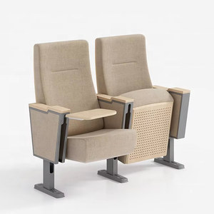 Chaise de cinéma, de théâtre ou d'auditorium durable <span class=keywords><strong>avec</strong></span> tissu d'<span class=keywords><strong>ameublement</strong></span> intérieur et tablette d'écriture - Product Image 2