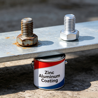 Revêtement liquide en résine industrielle Hsea ZA 710 pour surfaces en acier, protection contre la corrosion, film sec ultra-fin, extérieur, électrique
