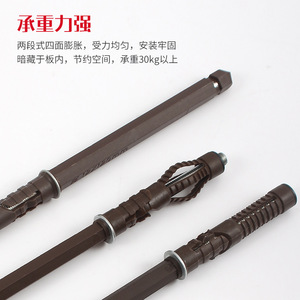 Support d'étagère dissimulé 10x100mm 12x120mm 14x140mm 10x145mm en acier laminé à froid durable pour armoire et bibliothèque - Product Image 2