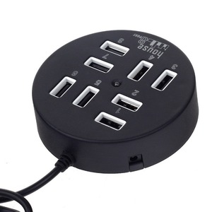House 8 Port <b>Usb</b> Hub Circular <b>Usb</b> <b>2.0</b> For Laptop Desktop With 1tb Support - Product Image 4