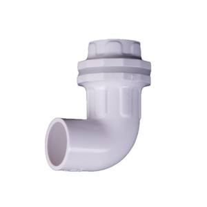 Connecteur coudé en PVC pour aquarium, 90 degrés, blanc, raccord de tuyauterie en plastique pour drainage de réservoir et système de circulation d'eau - Product Image 1