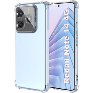 Funda Transparente de TPU para Xiaomi Redmi Note 14 4G, Antigolpes, Suave, con Protección en las Cuatro Esquinas - Product Image 1
