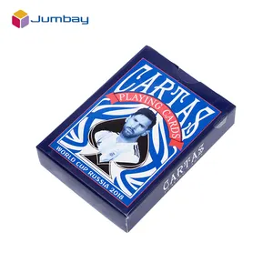 Professionale personalizzato di alta qualità nuovo prodotto Football Club calciatore Cup Poker Box Playing Card Game Costume per la promozione