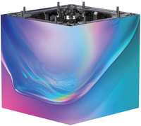 Écran LED P3.91 à haute fréquence de rafraîchissement 7680Hz, facile à installer et à démonter, haute luminosité, pour scène, centre commercial, location.