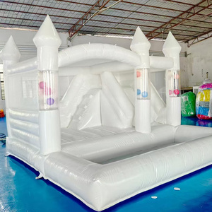 Thương mại <span class=keywords><strong>Inflatable</strong></span> nhà bị trả lại lâu đài bên <span class=keywords><strong>Inflatable</strong></span> nhà bị trả lại với hồ bơi và trượt Float bóng - Product Image 6