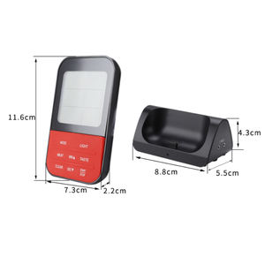 <span class=keywords><strong>Thermomètre</strong></span> numérique à viande étanche <span class=keywords><strong>sans</strong></span> <span class=keywords><strong>fil</strong></span> pour la cuisson en plastique <span class=keywords><strong>Barbecue</strong></span> Four Minuterie de cuisson - Product Image 2