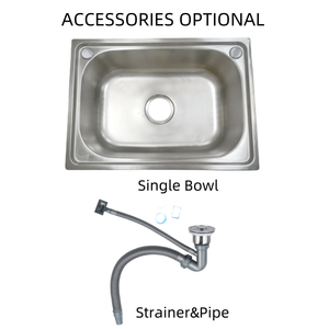 Extérieur simple bol commercial petit sous plan évier en acier inoxydable évier de cuisine fregaderos de cocina - Product Image 6