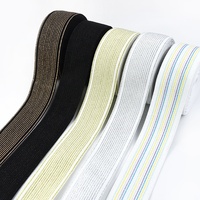 Deepeel EB079 40mm DIY Matériel de couture fait à la main Bande élastique rayée de couleur clinquant pour vêtements Textiles de maison Sacs et chaussures