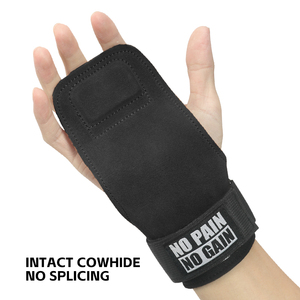Cowhide Gym Grips <strong>Gloves</strong> Weightlifting Fitness <strong>Pull</strong> <strong>up</strong> Workout Equipment Anti-Slip Wear-Resistance Palm Protection - Product Image 5