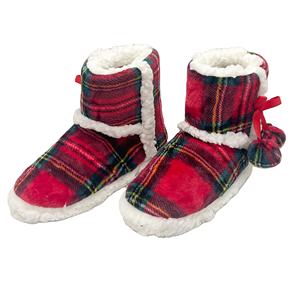 รองเท้าบูทคริสมาสต์กันลื่นสำหรับผู้หญิง, รองเท้าบูทน่ารักสำหรับใส่ในบ้านในฤดูใบไม้ร่วงและฤดูหนาว - Product Image 1