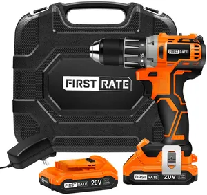 First Rate 20V Cordless Brushless Drill