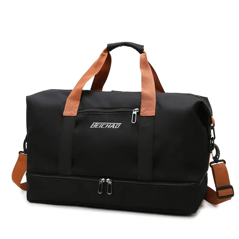 Tas ransel perjalanan tas olahraga tahan air untuk tas tangan Fashion Gym tas akhir pekan bahu kustom