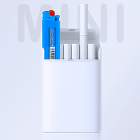 Briquet à gaz en plastique jetable AC357, logo de mode personnalisé de couleur unie, style de grillon mince