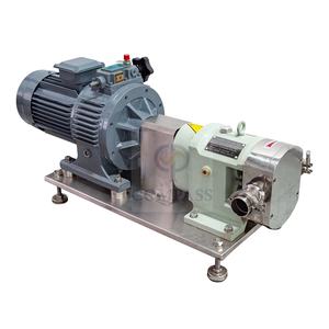 15HP 11KW ZB3A-100 Aço Inoxidável SS304 <span class=keywords><strong>Tri</strong></span> Lóbulo Rotor Lóbulo Bomba Com Transferência De Alta Viscosidade Líquido - Product Image 4