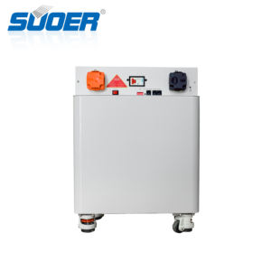 Литий-ионный аккумуляторный блок LiFePO4 7.68 кВт·ч 25.6В для солнечных систем, 5-летняя гарантия, 6000 циклов, с роликом - Product Image 4