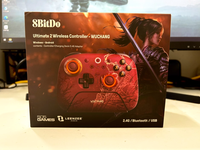 8BitDo Ultimate 2 WUCHANG, Controlador Hall Effect Trigger y Joystick TMR Con Base de Carga para PC, Windows 10, 11, Android