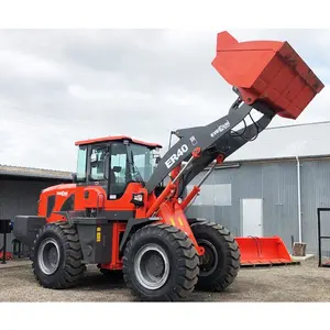 Everun CE/EPA ER40 4t Compact Bucket Diesel Small Articulated Cheap Multifunction Mini Wheel Loader Manufacturer From China