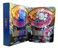 Sacs en Mylar découpés sur mesure avec boîtes, 3,5 g, étanches aux odeurs, refermables, à fermeture éclair, exotiques pour fleurs, bonbons, biscuits, boîte d'affichage assortie