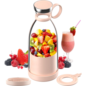 Licuadora Multiusos para el Hogar, Mini Licuadora Portátil, Vaso para Jugos de Frutas y Verduras, Licuadora USB Portátil 3 en 1 - Product Image 4