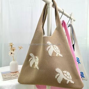 Bolsos <span class=keywords><strong>de</strong></span> <span class=keywords><strong>Ganchillo</strong></span> con Patrón <span class=keywords><strong>de</strong></span> Cerezas, Bolso Tejido en 3D, Bolso <span class=keywords><strong>de</strong></span> Playa, Bolso <span class=keywords><strong>de</strong></span> Mano Informal <span class=keywords><strong>de</strong></span> Verano <span class=keywords><strong>para</strong></span> Mujer, Ligero, <span class=keywords><strong>para</strong></span> Uso Diario - Product Image 3