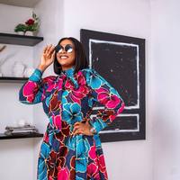 Robe midi Dashiki africaine imprimée, manches longues, taille haute, col bouffant, rouge, grande taille, haute qualité, prix abordable
