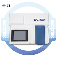 Spektrofotometer UV-Vis SCITEK Rentang Panjang Gelombang 190-1100nm Sistem Optik Spektrofotometer Sinar Ganda