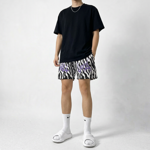Shorts Deportivos para Hombre, Verano, Casuales, Anti-UV, 100% Algodón, Cierre con Cordón, Impresión Serigráfica, Sin Pedido Mínimo, Venta al Por Mayor - Product Image 1