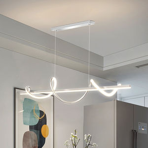 Lámpara colgante dorada de diseño para comedor, Bar, dormitorio, sala de estudio, exquisita araña de comedor en espiral para colgar 220V - Product Image 5